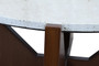 Winton Travertine Top Coffee Table With Acacia Wood Frame Winton Travertine Top Coffee Table With Acacia Wood Frame