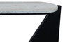 Winton Travertine Top Console Table With Black Acacia Wood Frame Winton Travertine Top Console Table With Black Acacia Wood Frame