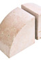 Tibor Set Of Two Travertine Bookends