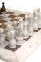Flos White and Grey Large Marble Chess Set