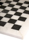 Flos White and Black Small Marble Chess Set