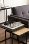 Flos Carved White and Black Large Marble Chess Set