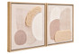 Astratto Set Of 2 Natural Textured Wall Art