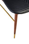 Kenso Walnut Wood and Leather Dining Chair Seconds