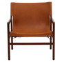 Inca Brown Leather Sling Chair Seconds