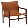 Inca Brown Leather Sling Chair Seconds