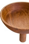 Kara Mango Wood Serving or Fruit Bowl with Scalloped Edge Kara Mango Wood Serving or Fruit Bowl with Scalloped Edge
