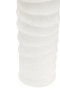 Mira Small Ivory Finish Rippled Vase