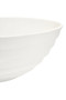 Mira Ivory Finish Rippled Bowl