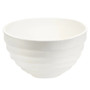 Mira Ivory Finish Rippled Bowl