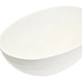 Mira Ivory Finish Rippled Bowl