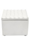 Mira Large Ivory Finish Rippled Box