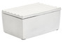 Mira Large Ivory Finish Rippled Box