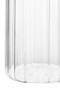 Freska Ribbed Round Glass Jar with Acacia Wood Lid 1100ml