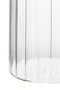 Freska Ribbed Round Glass Jar with Acacia Wood Lid 800ml