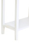 Heritage Two Drawer White Wood Console Table