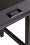 Heritage One Drawer Black Wood Finish Side Table