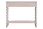 Heritage Two Drawer Bobble Detail Grey Wood Console Table