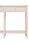 Heritage Two Drawer Taupe Finish Wood Console Table