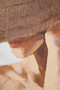 Astratto Textured Wall Art with Lady In The Straw Hat
