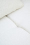 Anglet Cream Textured Fabric Large 3 Seater Sofa