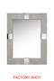 Cardona Grey Shagreen Effect Wall Mirror