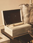 Cardona Set of Two Grey Shagreen Effect Trinket Boxes