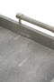 Cardona Set of Two Grey Shagreen Effect Trays
