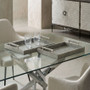 Cardona Set of Two Grey Shagreen Effect Trays