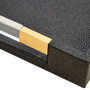 Cardona Set Of Two Black Shagreen Effect Trays
