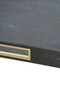 Cardona Set Of Two Hexagonal Blue Shagreen Effect Trays