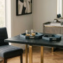 Cardona Set Of Two Hexagonal Blue Shagreen Effect Trays