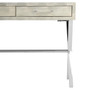 Cardona Two Drawer Grey Shagreen Effect Console Table