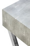 Cardona Two Drawer Grey Shagreen Effect Console Table