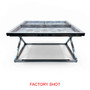 Cardona Grey Shagreen Effect Tray Coffee Table