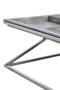 Cardona Grey Shagreen Effect Tray Coffee Table