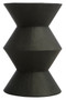 Cardona Black Shagreen Effect Side Table