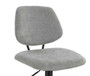 Maxwell Set of 2 Light Grey Textured Fabric Bar Chairs