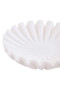 Savio White Fluted Marble Trinket Bowl