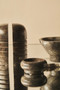 Fazio Forest Green Marble Pillar Candle Holder