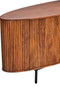 Torello Two Door Three Drawer Mango Wood Oval Sideboard