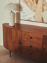 Torello Two Door Three Drawer Mango Wood Oval Sideboard