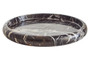 Zoro Black and White Marble Round Tray