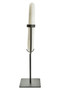 Zoro White Marble Ring Sculpture on Metal Stand