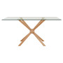 Novo Rectangular / Rose Gold Dining Table