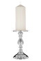 Kensington Townhouse Nickel Finish Small Candle Holder