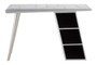 Avro Aluminum Wing Desk with Shelves