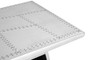 Avro Aluminum Wing Desk with Shelves