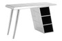 Avro Aluminum Wing Desk with Shelves