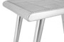 Avro Aluminum Wing Desk with Shelves
